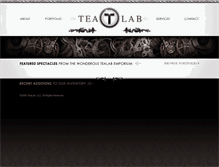 Tablet Screenshot of dev.tealab.com